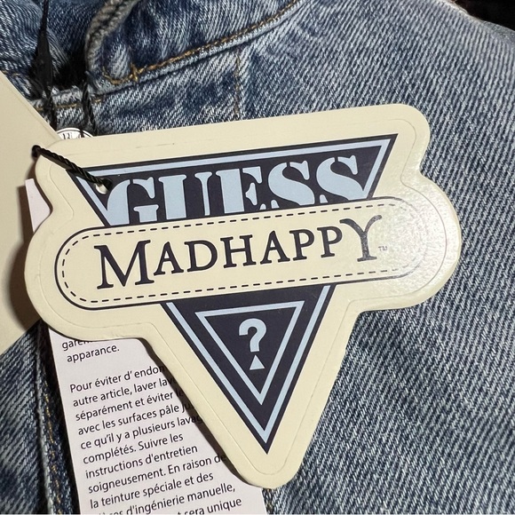 MadHappy Guess Collaboration Denim Jacket Small - Picture 11 of 13